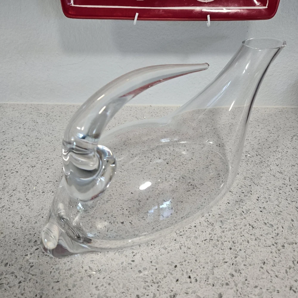 Crystal Glass Duck Decanter